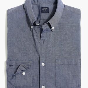J. Crew Men's Blue Shirt